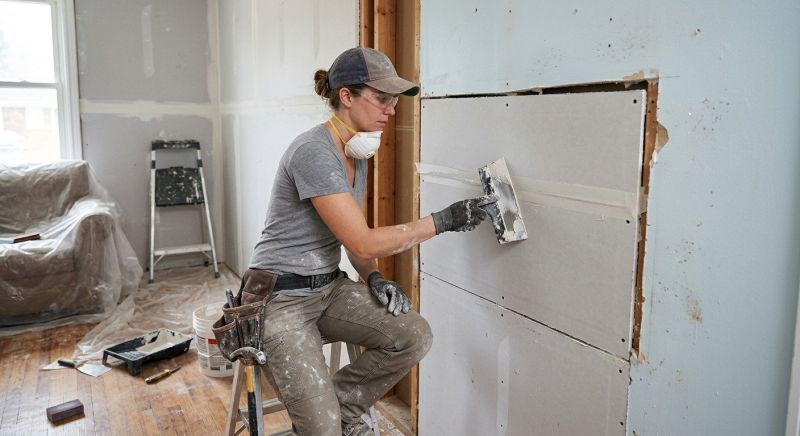 Bedroom Drywall Installation in Wilmington, NC
