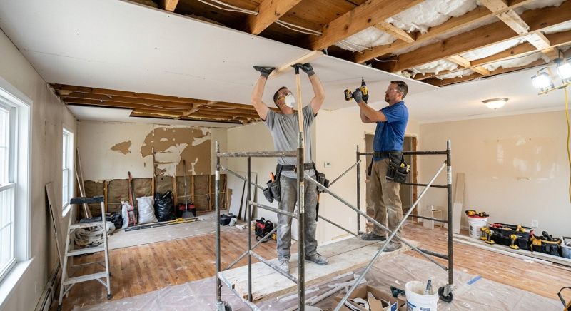 Ceiling Drywall Replacement in Littleton, CO