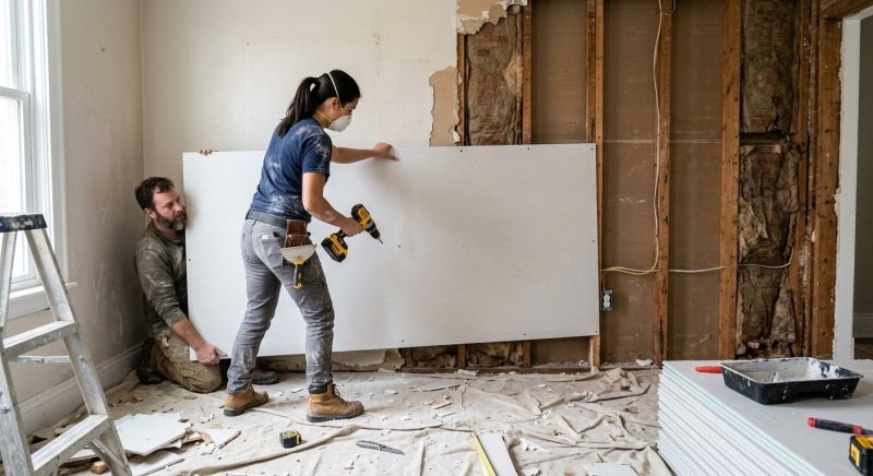 Kitchen Drywall Installation in Kansas City, KS